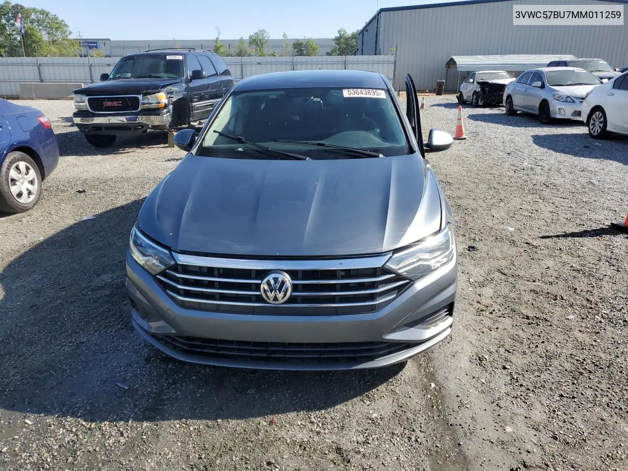 2021 Volkswagen Jetta S VIN: 3VWC57BU7MM011259 Lot: 53643895