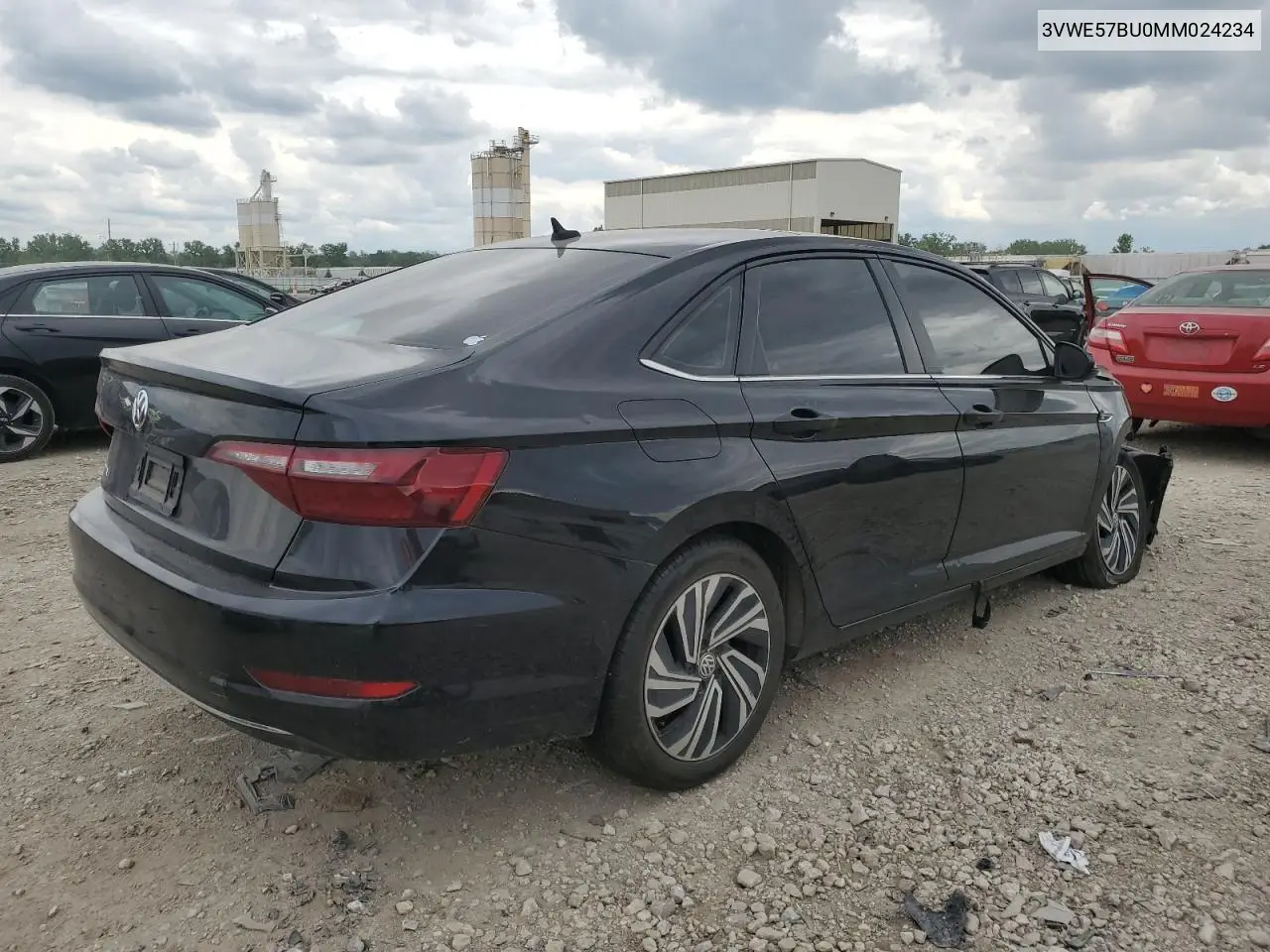 2021 Volkswagen Jetta Sel VIN: 3VWE57BU0MM024234 Lot: 55984305
