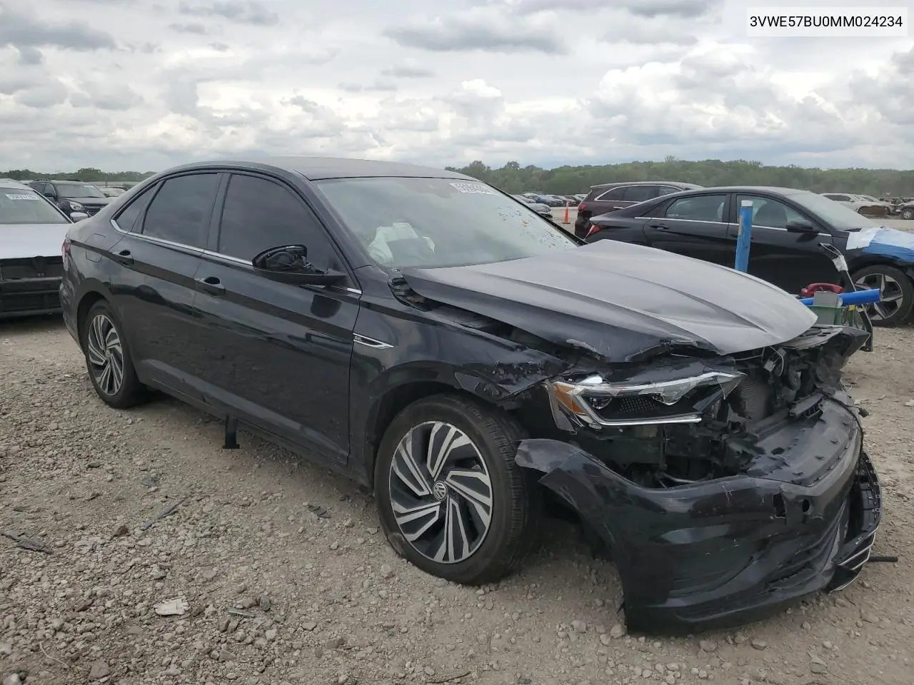 2021 Volkswagen Jetta Sel VIN: 3VWE57BU0MM024234 Lot: 55984305