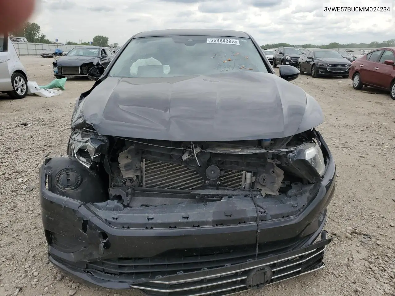 2021 Volkswagen Jetta Sel VIN: 3VWE57BU0MM024234 Lot: 55984305