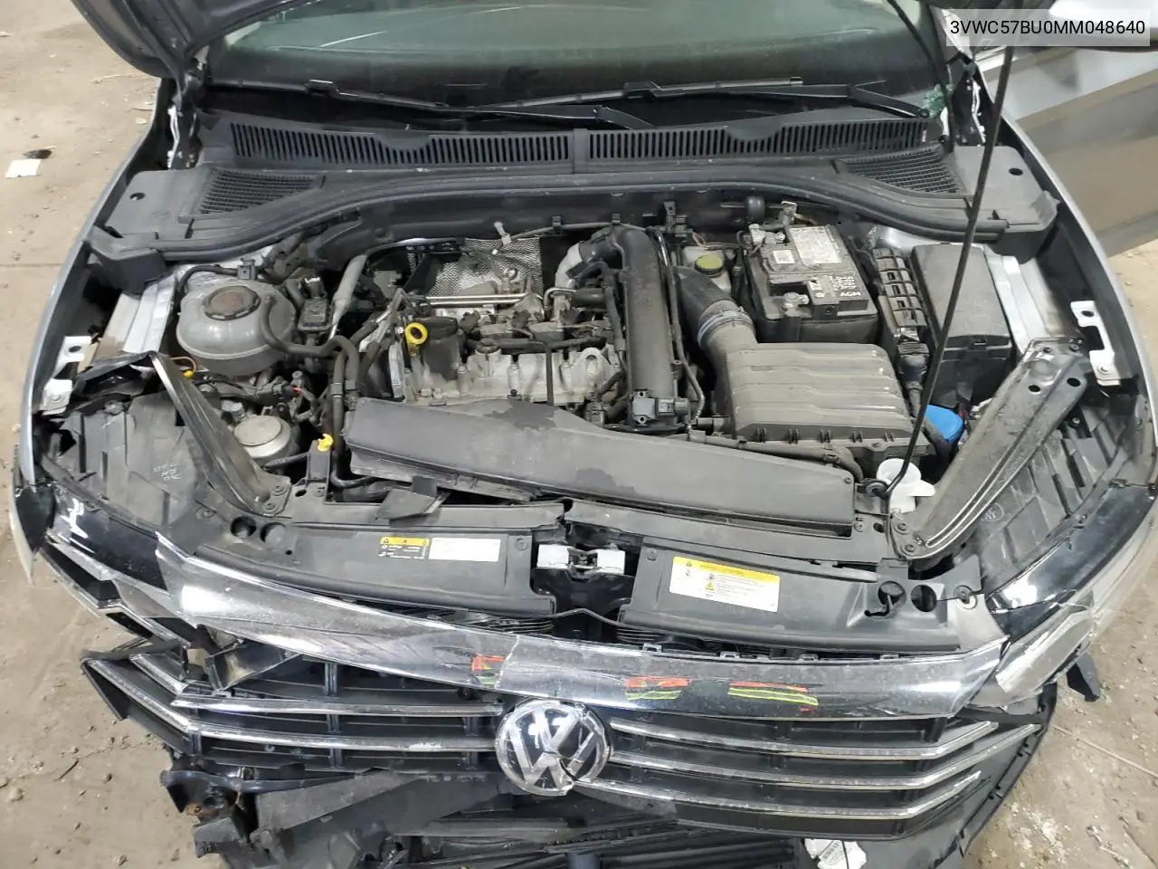 2021 Volkswagen Jetta S VIN: 3VWC57BU0MM048640 Lot: 56034545