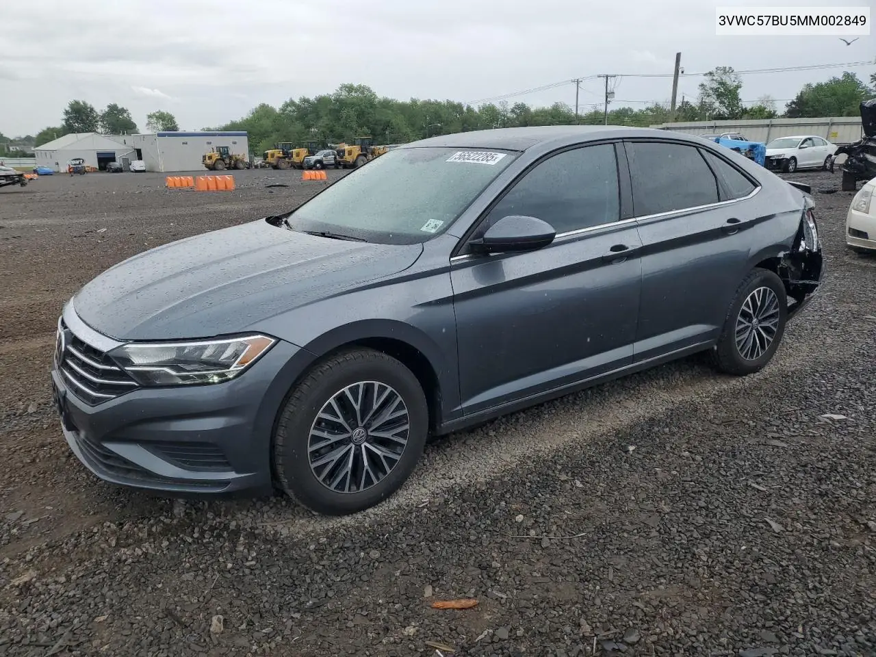 2021 Volkswagen Jetta S VIN: 3VWC57BU5MM002849 Lot: 56522285