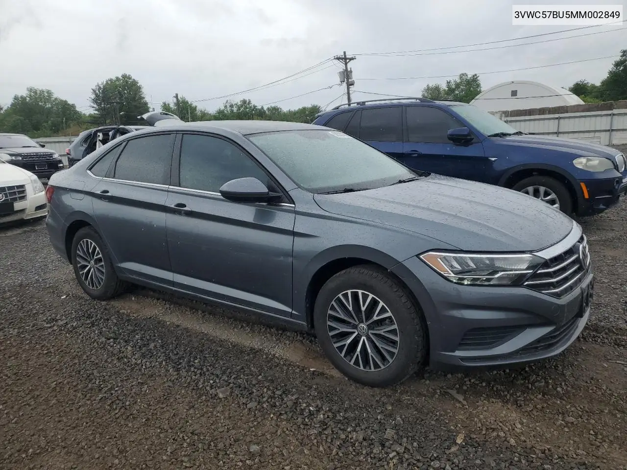 2021 Volkswagen Jetta S VIN: 3VWC57BU5MM002849 Lot: 56522285