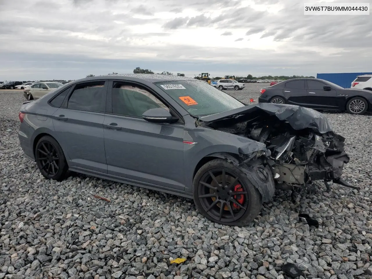 2021 Volkswagen Jetta Gli VIN: 3VW6T7BU9MM044430 Lot: 56574225