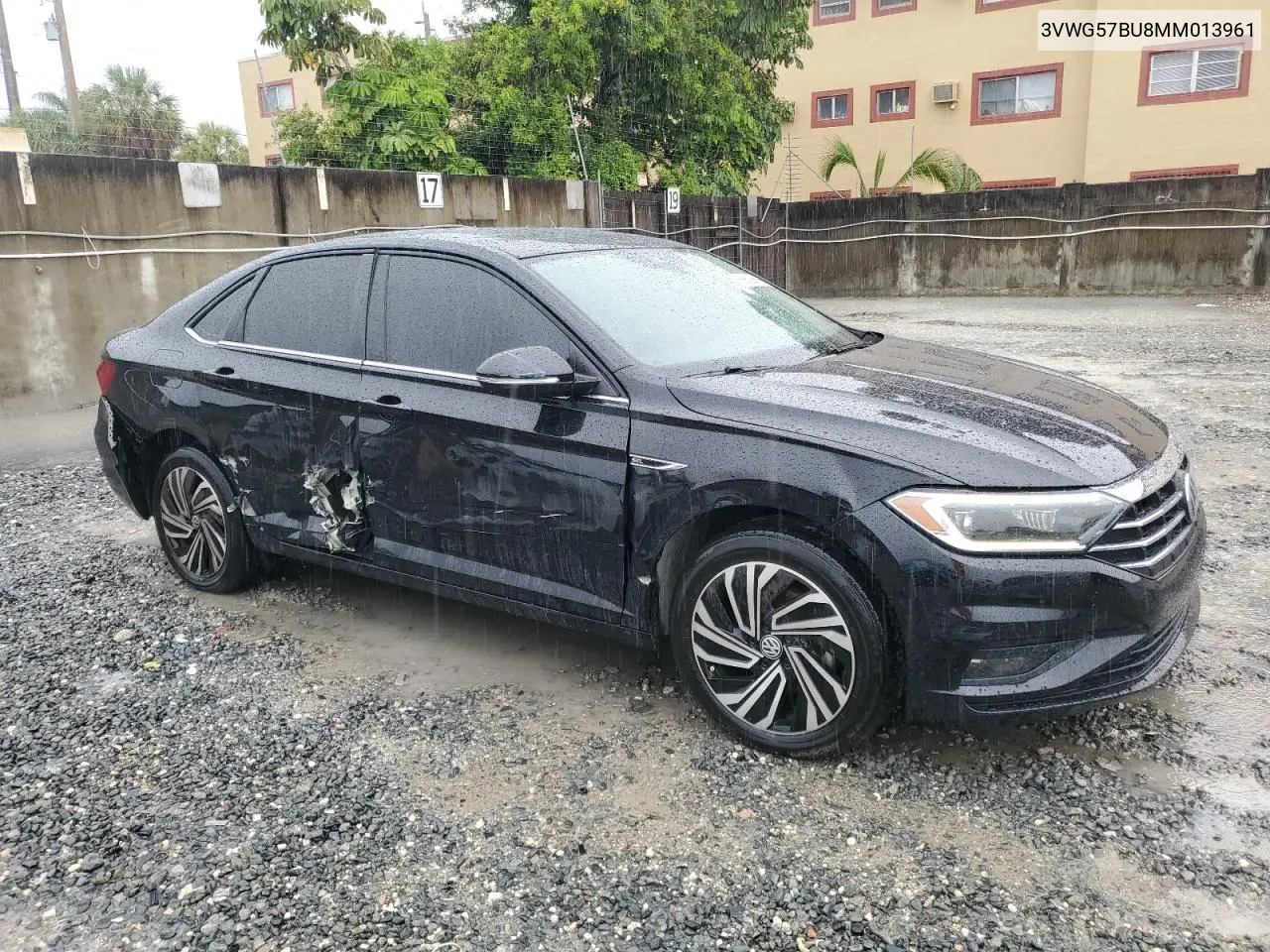 2021 Volkswagen Jetta Sel Premium VIN: 3VWG57BU8MM013961 Lot: 56629815