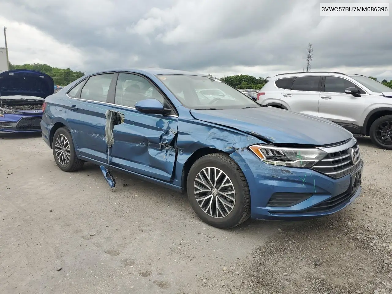 2021 Volkswagen Jetta S VIN: 3VWC57BU7MM086396 Lot: 56699095