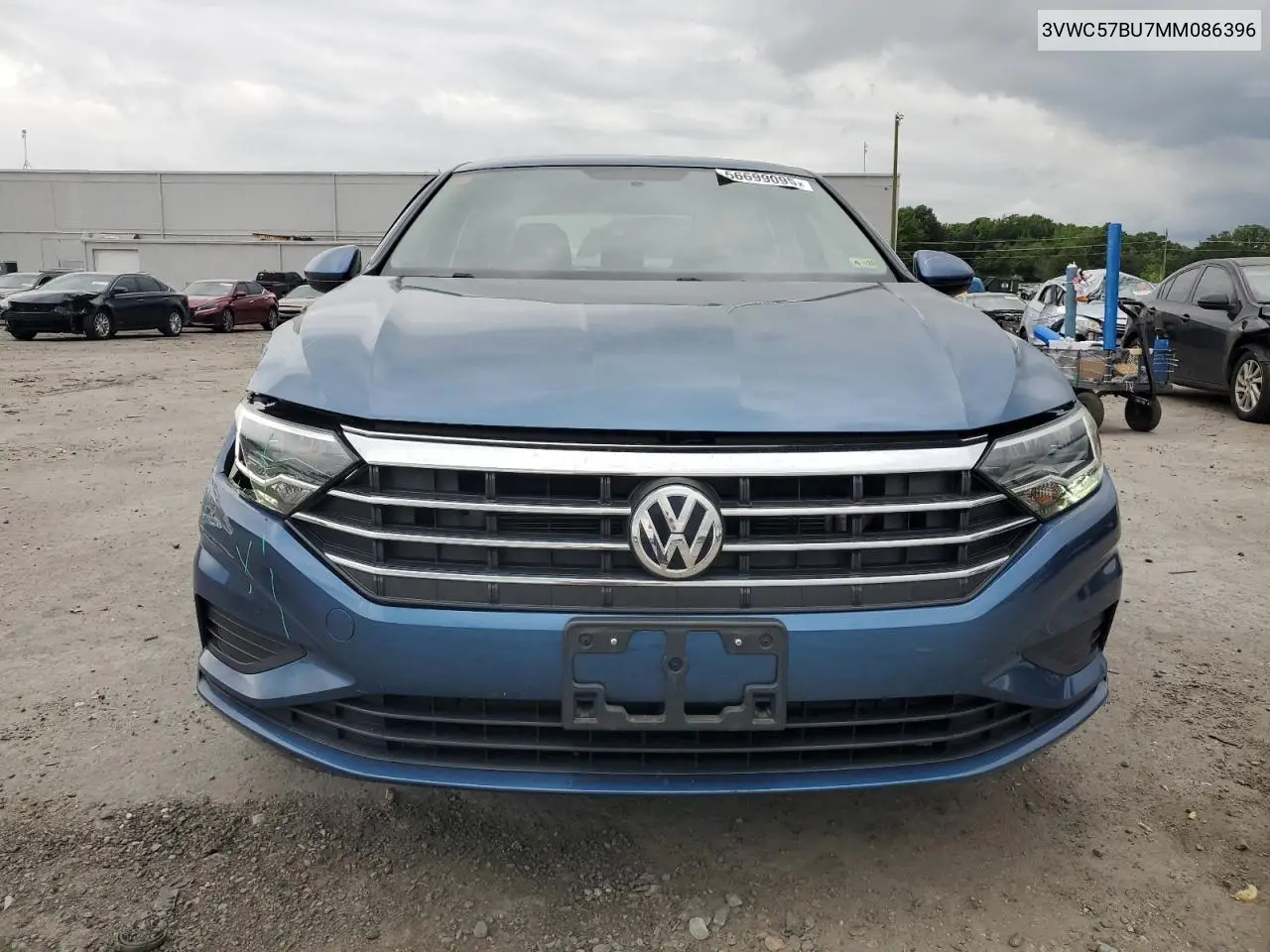 2021 Volkswagen Jetta S VIN: 3VWC57BU7MM086396 Lot: 56699095