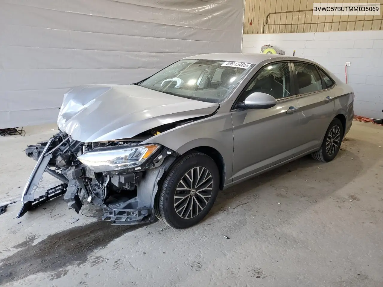 2021 Volkswagen Jetta S VIN: 3VWC57BU1MM035069 Lot: 56915405