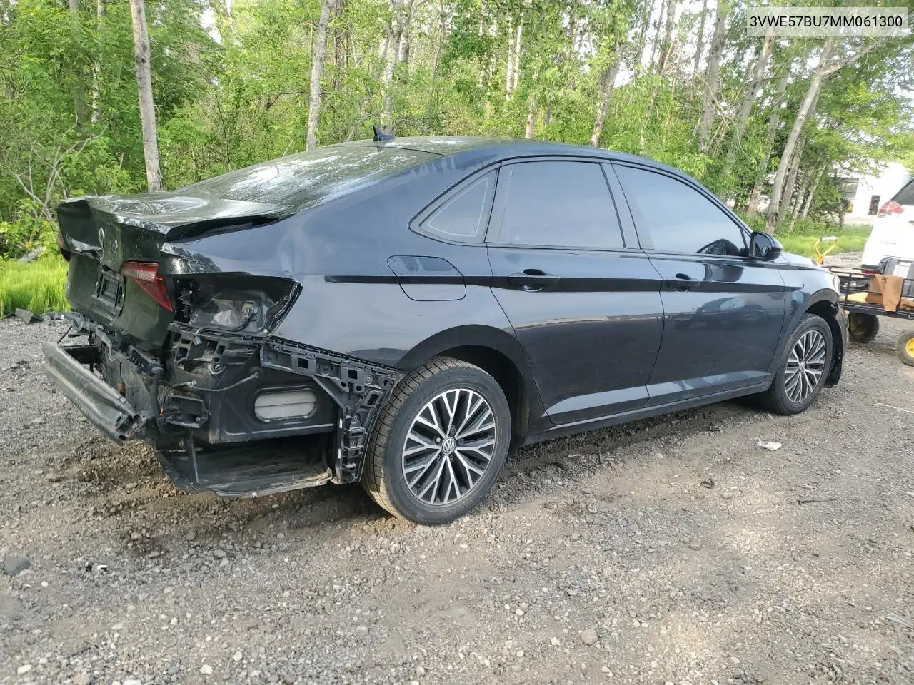 2021 Volkswagen Jetta Sel VIN: 3VWE57BU7MM061300 Lot: 57351125