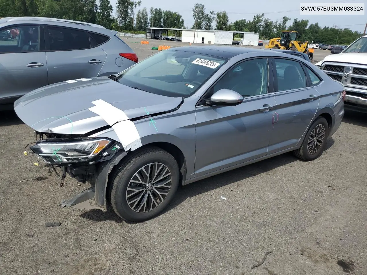 2021 Volkswagen Jetta S VIN: 3VWC57BU3MM033324 Lot: 61449235
