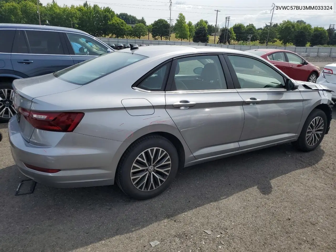 2021 Volkswagen Jetta S VIN: 3VWC57BU3MM033324 Lot: 61449235