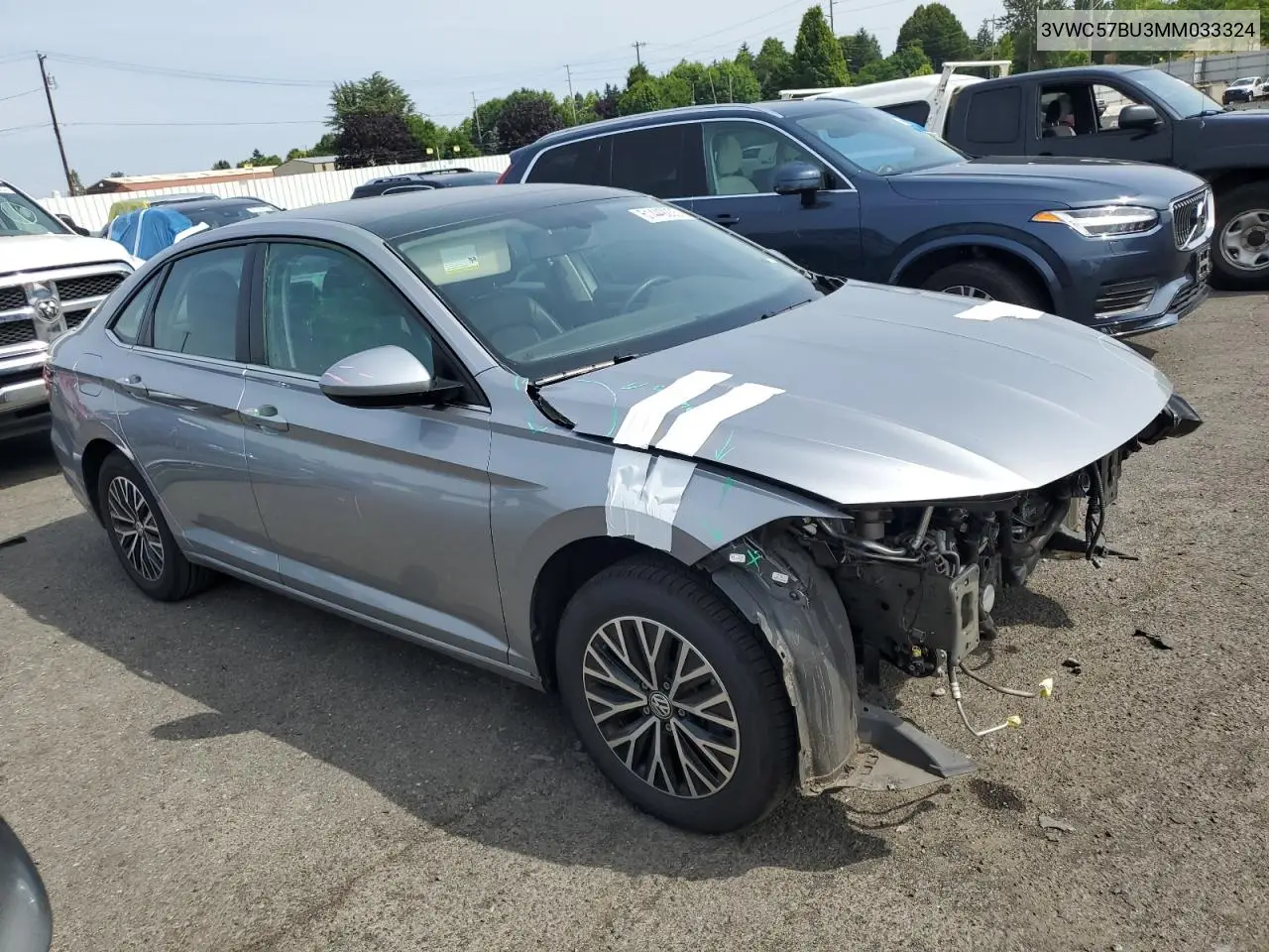 2021 Volkswagen Jetta S VIN: 3VWC57BU3MM033324 Lot: 61449235