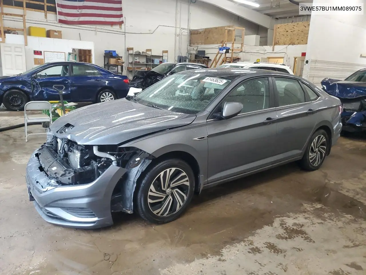 2021 Volkswagen Jetta Sel VIN: 3VWE57BU1MM089075 Lot: 61463625