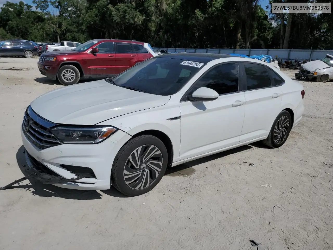 2021 Volkswagen Jetta Sel VIN: 3VWE57BU8MM050578 Lot: 61948005