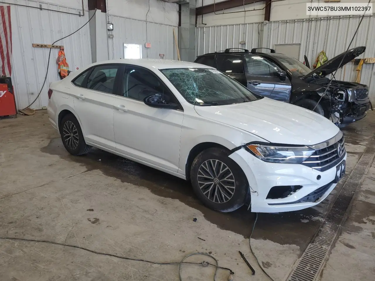 2021 Volkswagen Jetta S VIN: 3VWC57BU3MM102397 Lot: 62029715