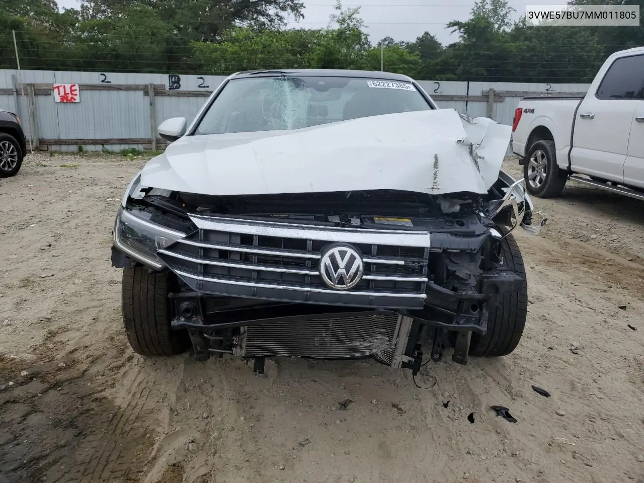 2021 Volkswagen Jetta Sel VIN: 3VWE57BU7MM011805 Lot: 62227385