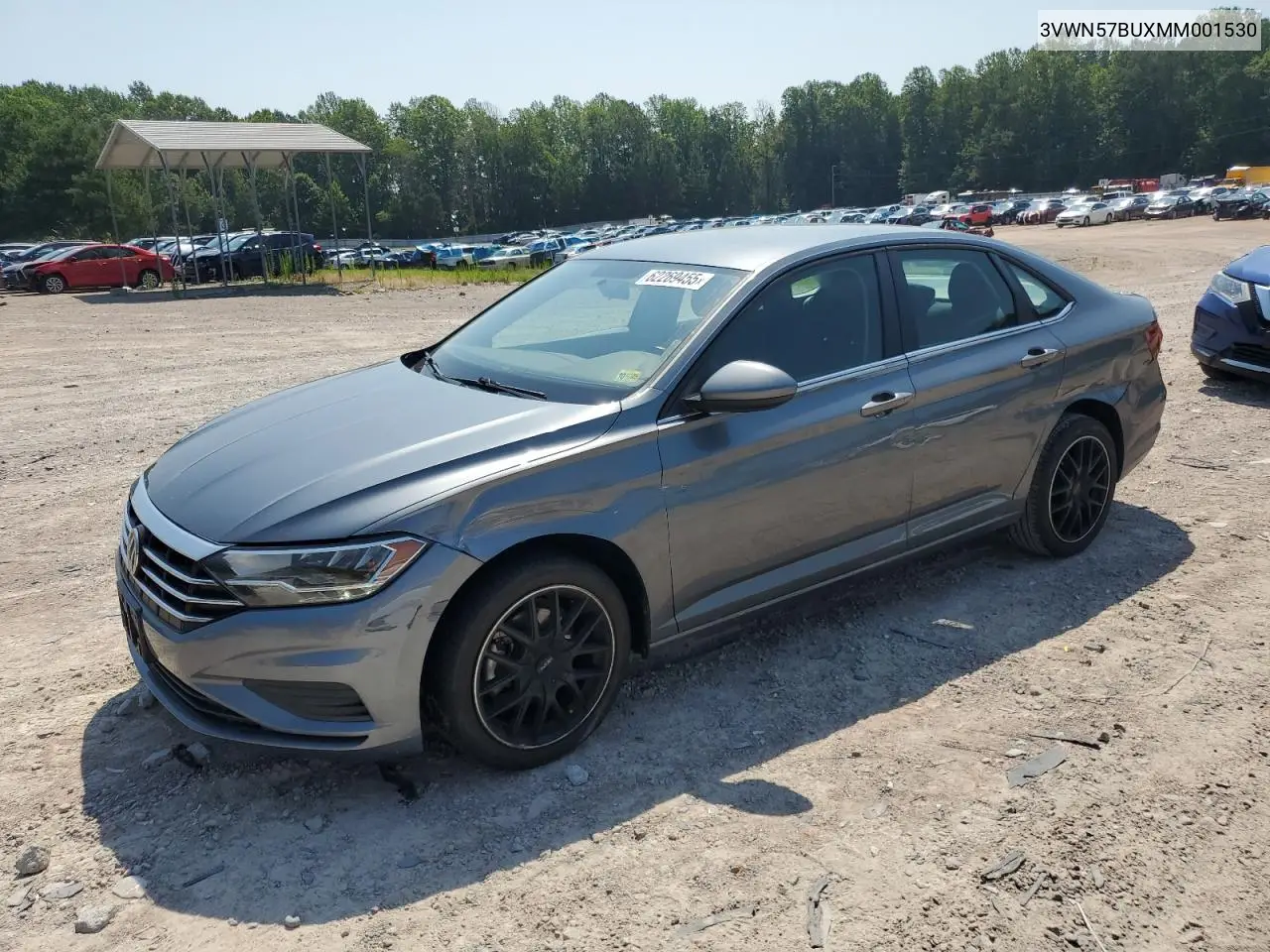2021 Volkswagen Jetta S VIN: 3VWN57BUXMM001530 Lot: 62269455