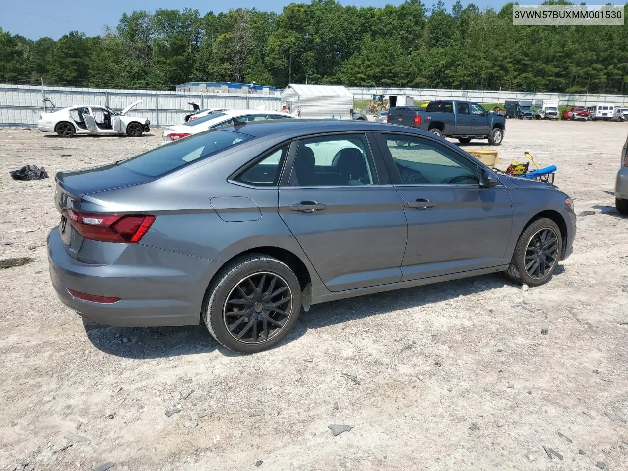 2021 Volkswagen Jetta S VIN: 3VWN57BUXMM001530 Lot: 62269455