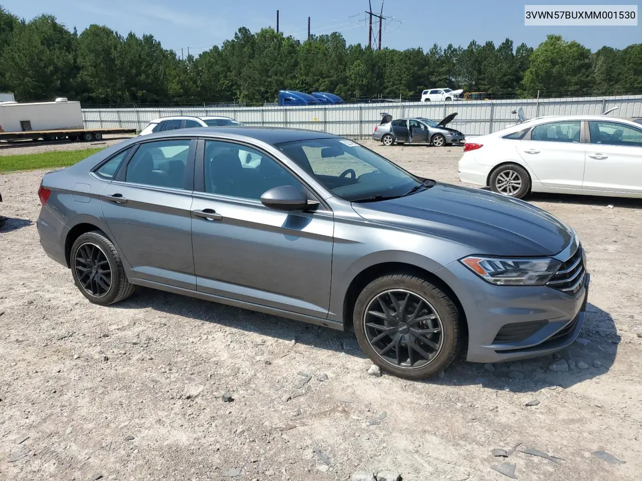 2021 Volkswagen Jetta S VIN: 3VWN57BUXMM001530 Lot: 62269455