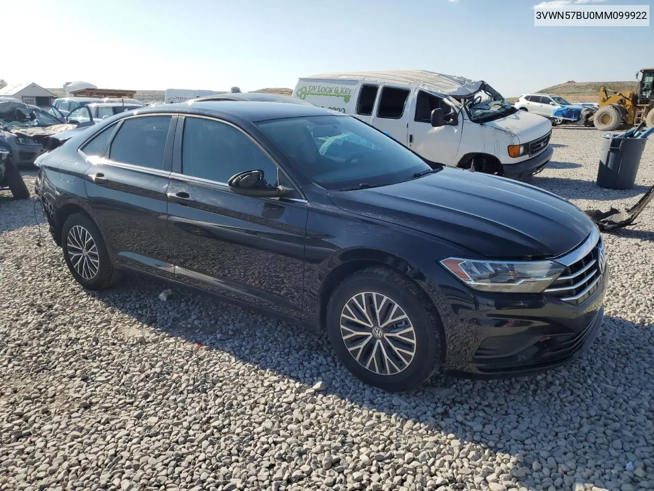 2021 Volkswagen Jetta S VIN: 3VWN57BU0MM099922 Lot: 62406885