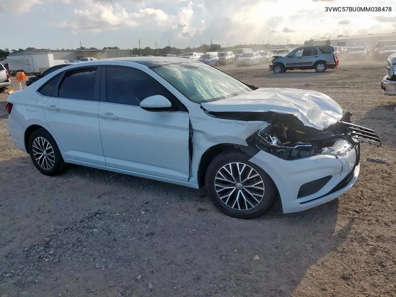 2021 Volkswagen Jetta S VIN: 3VWC57BU0MM038478 Lot: 62593485