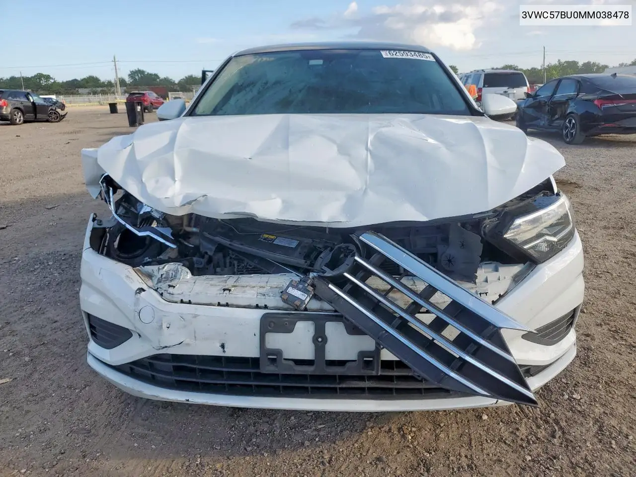 2021 Volkswagen Jetta S VIN: 3VWC57BU0MM038478 Lot: 62593485