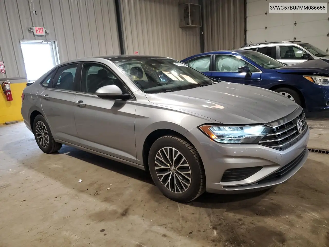 2021 Volkswagen Jetta S VIN: 3VWC57BU7MM086656 Lot: 62628685