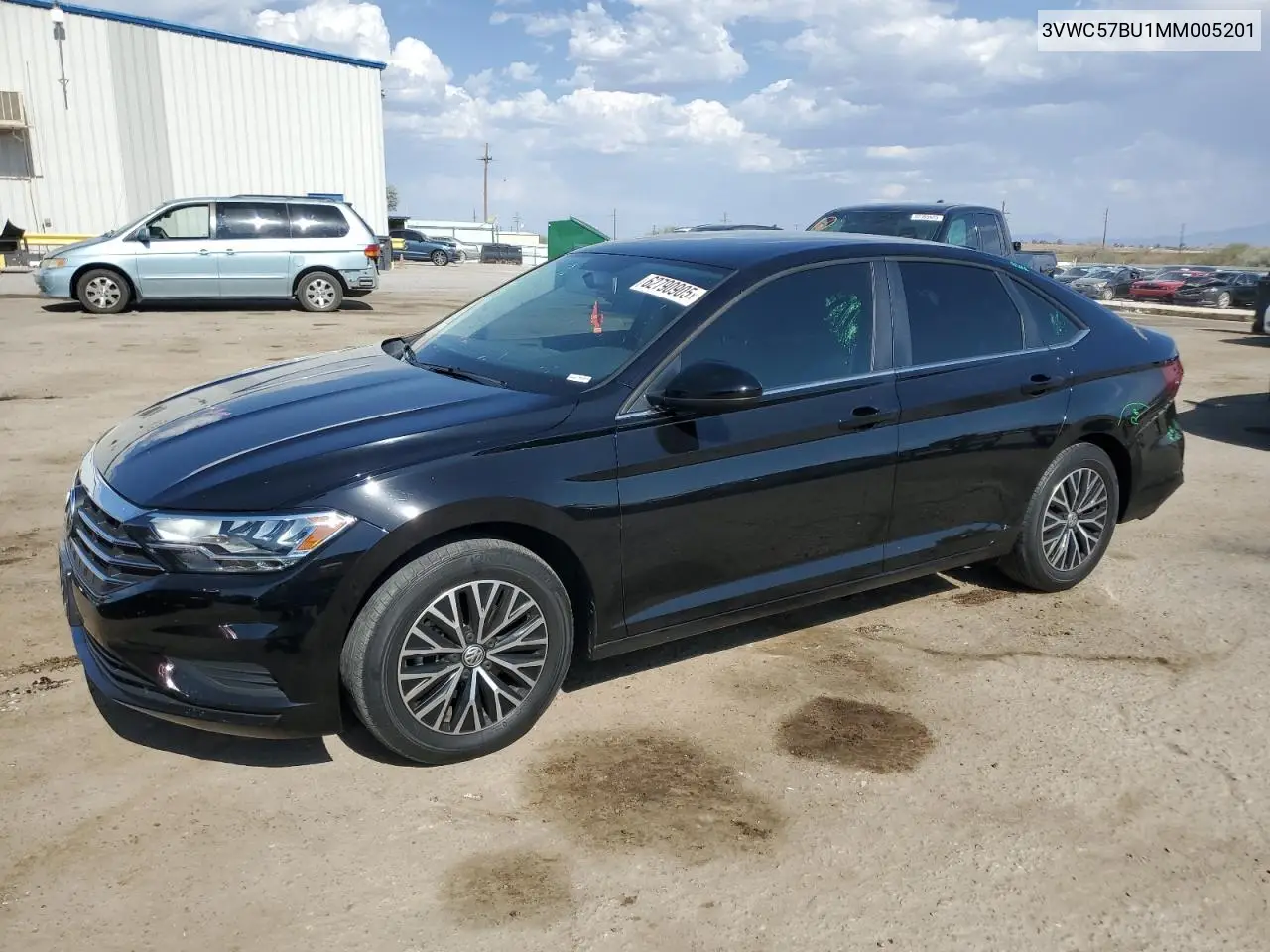 2021 Volkswagen Jetta S VIN: 3VWC57BU1MM005201 Lot: 62790905