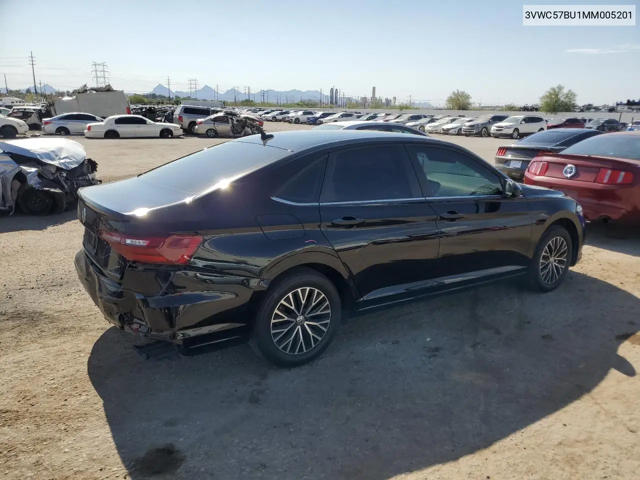 2021 Volkswagen Jetta S VIN: 3VWC57BU1MM005201 Lot: 62790905