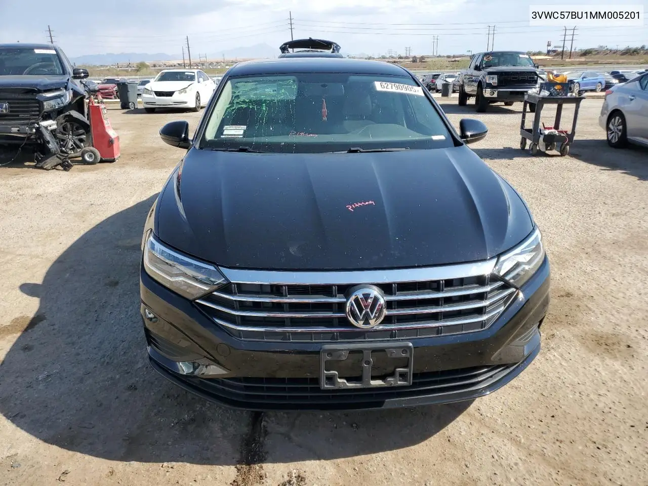 2021 Volkswagen Jetta S VIN: 3VWC57BU1MM005201 Lot: 62790905