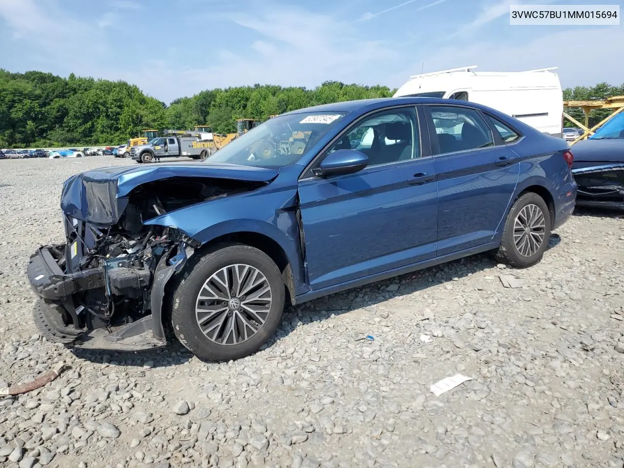 2021 Volkswagen Jetta S VIN: 3VWC57BU1MM015694 Lot: 62907345