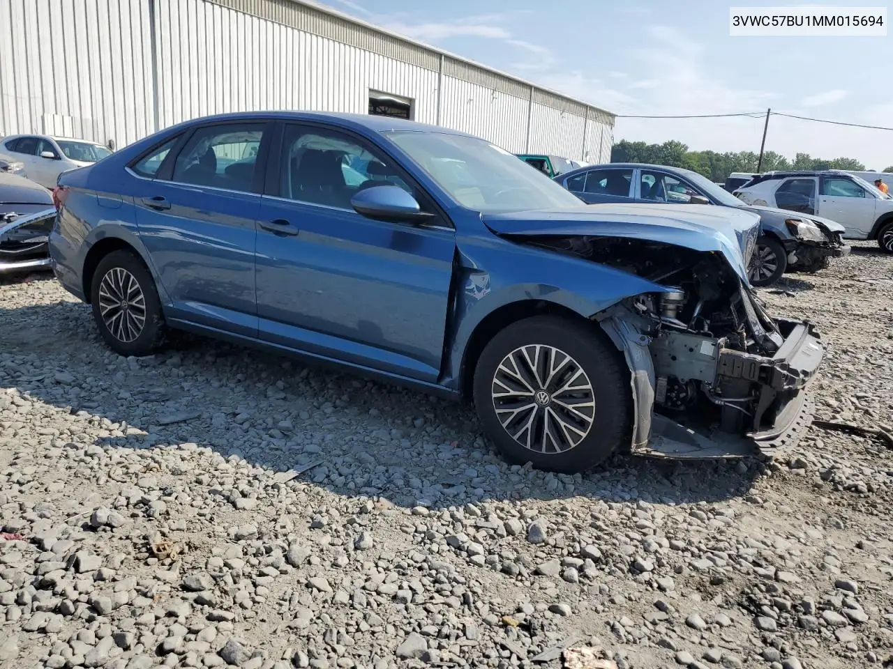2021 Volkswagen Jetta S VIN: 3VWC57BU1MM015694 Lot: 62907345