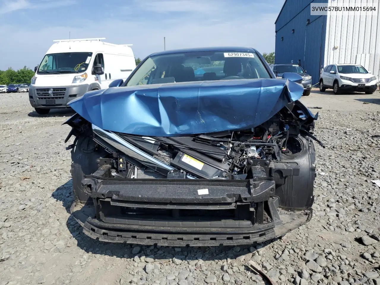 2021 Volkswagen Jetta S VIN: 3VWC57BU1MM015694 Lot: 62907345