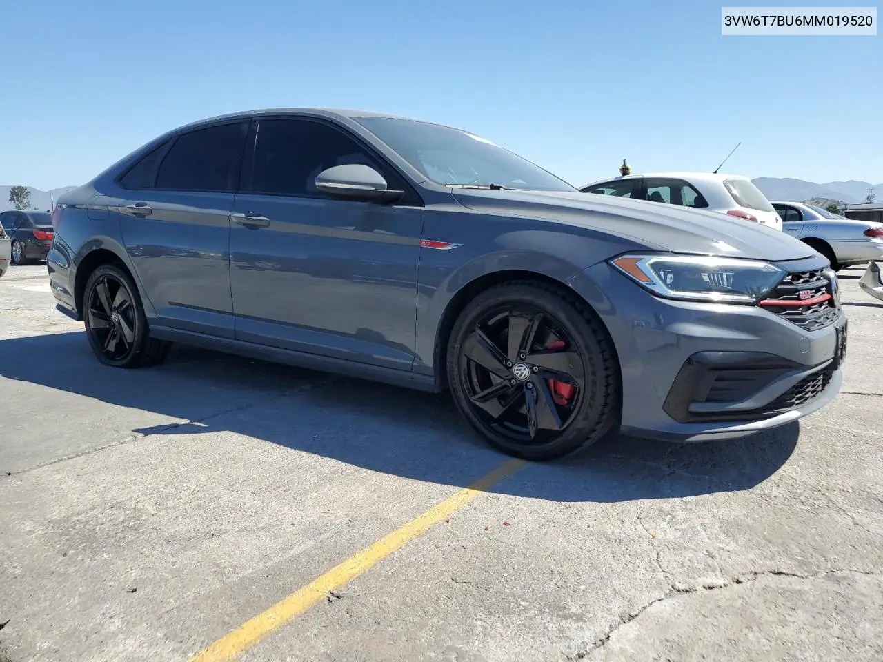 2021 Volkswagen Jetta Gli VIN: 3VW6T7BU6MM019520 Lot: 63085735
