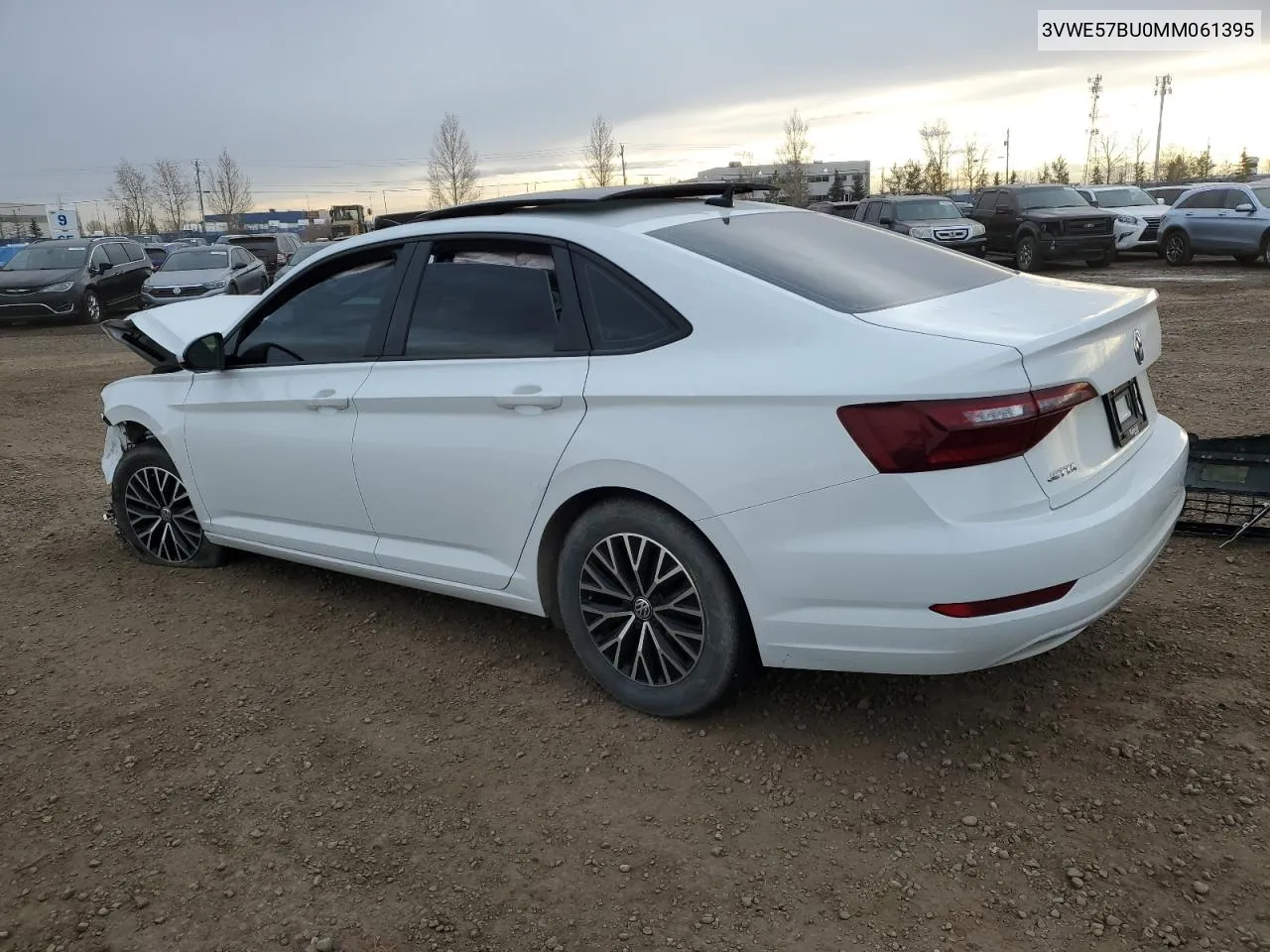 2021 Volkswagen Jetta Sel VIN: 3VWE57BU0MM061395 Lot: 80946824