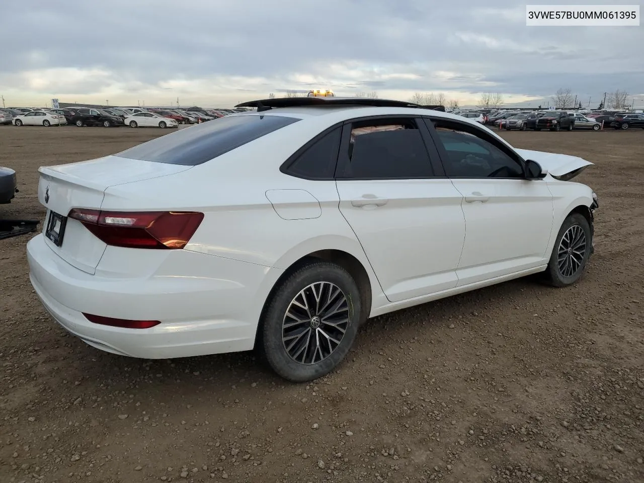 2021 Volkswagen Jetta Sel VIN: 3VWE57BU0MM061395 Lot: 80946824