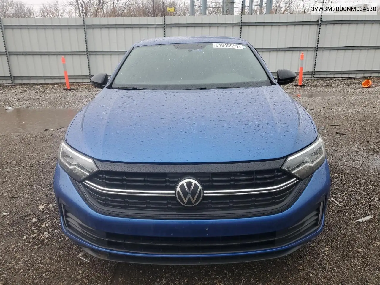 2022 Volkswagen Jetta Sport VIN: 3VWBM7BU0NM034530 Lot: 51645995