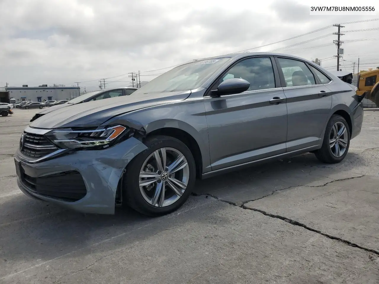 2022 Volkswagen Jetta Se VIN: 3VW7M7BU8NM005556 Lot: 56196785