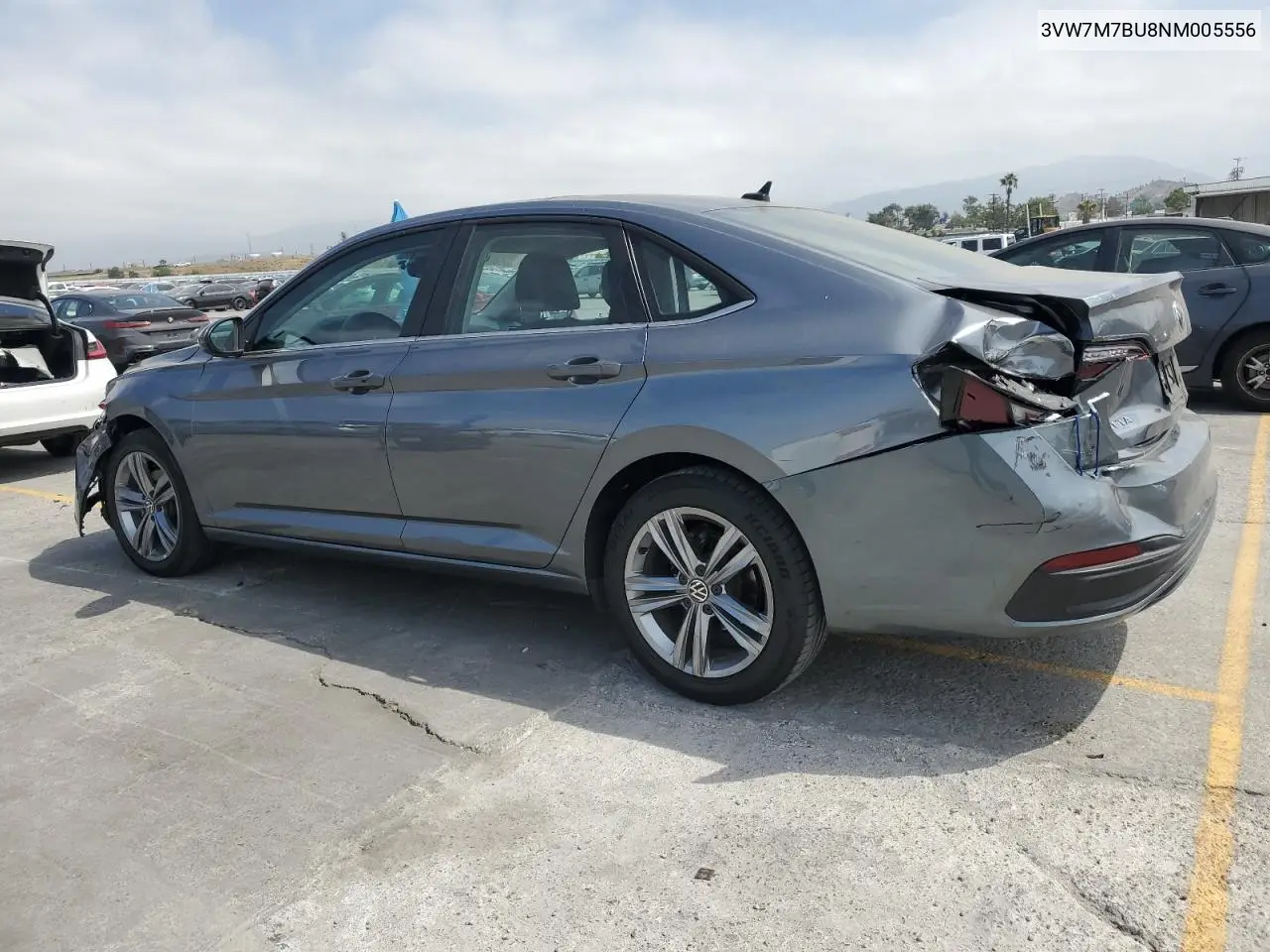 2022 Volkswagen Jetta Se VIN: 3VW7M7BU8NM005556 Lot: 56196785