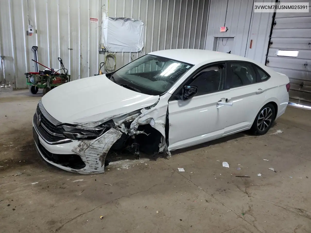 2022 Volkswagen Jetta S VIN: 3VWCM7BU5NM025391 Lot: 56355315