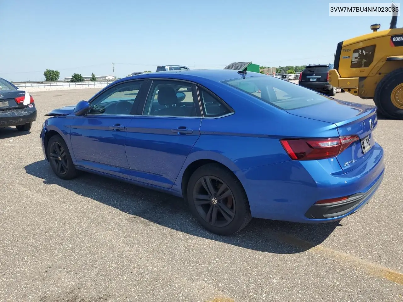 2022 Volkswagen Jetta Se VIN: 3VW7M7BU4NM023035 Lot: 62234935