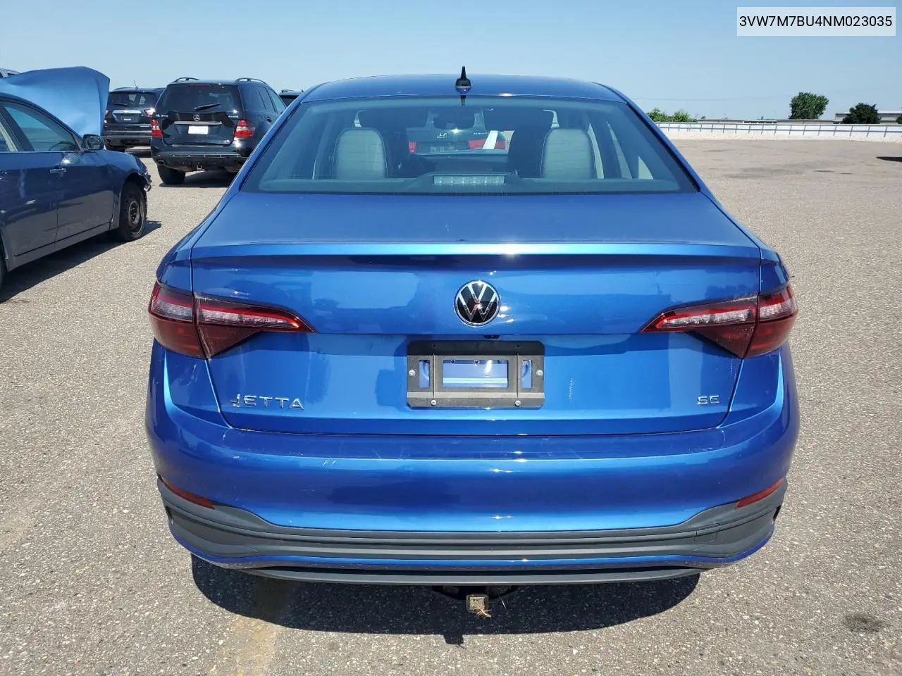 2022 Volkswagen Jetta Se VIN: 3VW7M7BU4NM023035 Lot: 62234935