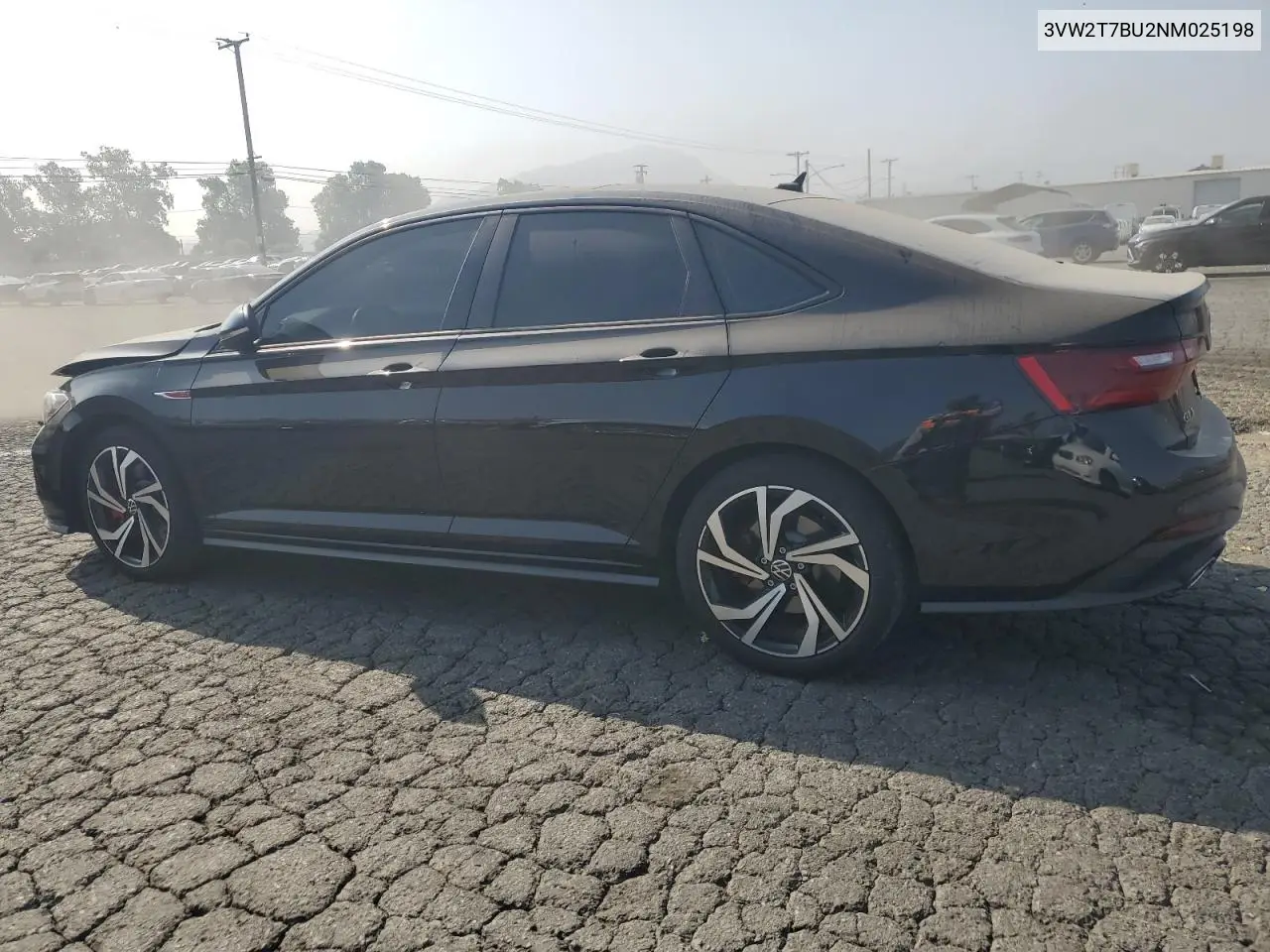 2022 Volkswagen Jetta Gli Autobahn VIN: 3VW2T7BU2NM025198 Lot: 62683635