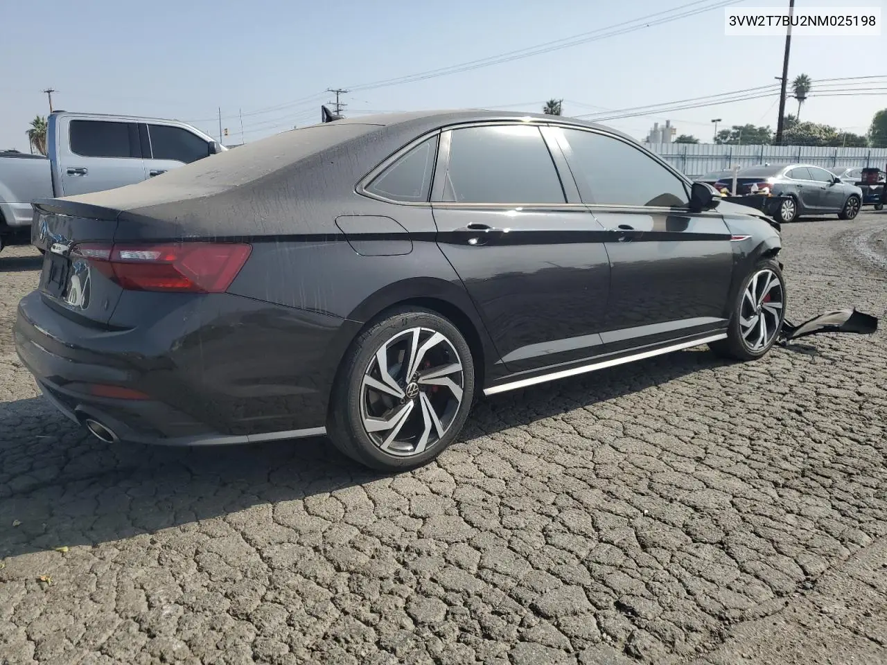 2022 Volkswagen Jetta Gli Autobahn VIN: 3VW2T7BU2NM025198 Lot: 62683635