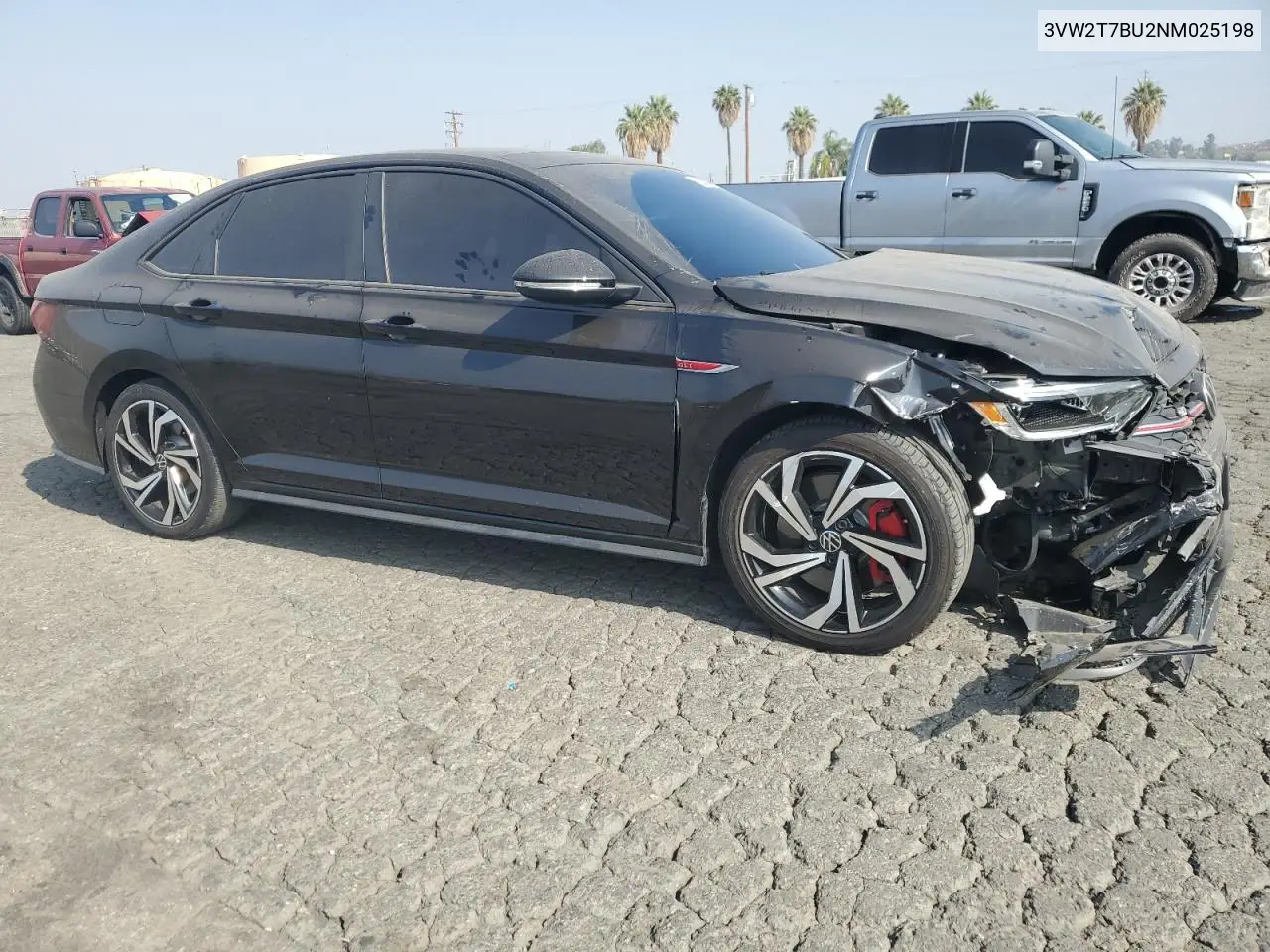 2022 Volkswagen Jetta Gli Autobahn VIN: 3VW2T7BU2NM025198 Lot: 62683635