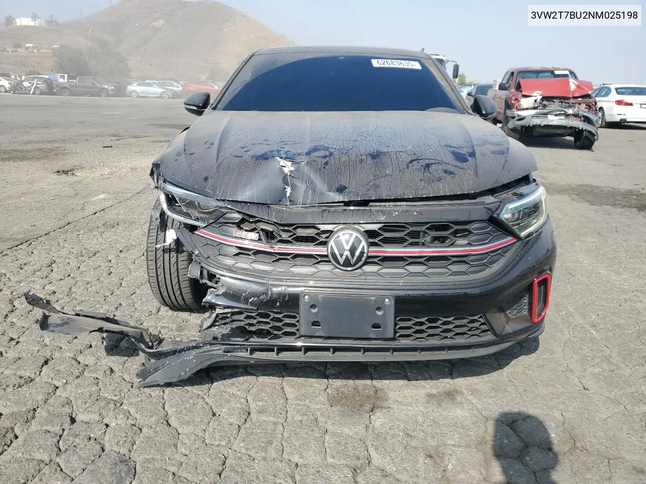 2022 Volkswagen Jetta Gli Autobahn VIN: 3VW2T7BU2NM025198 Lot: 62683635