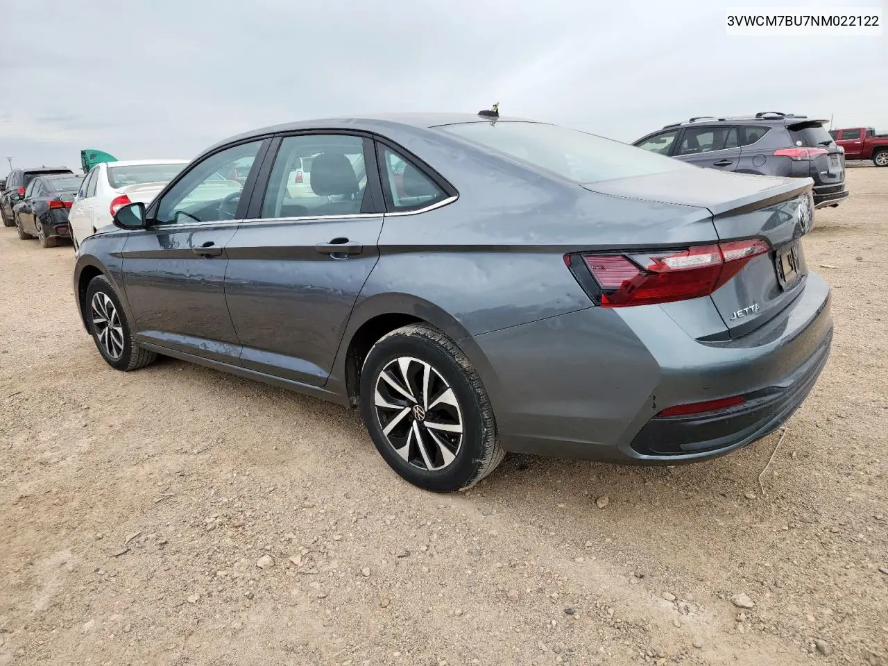 2022 Volkswagen Jetta S VIN: 3VWCM7BU7NM022122 Lot: 62805105