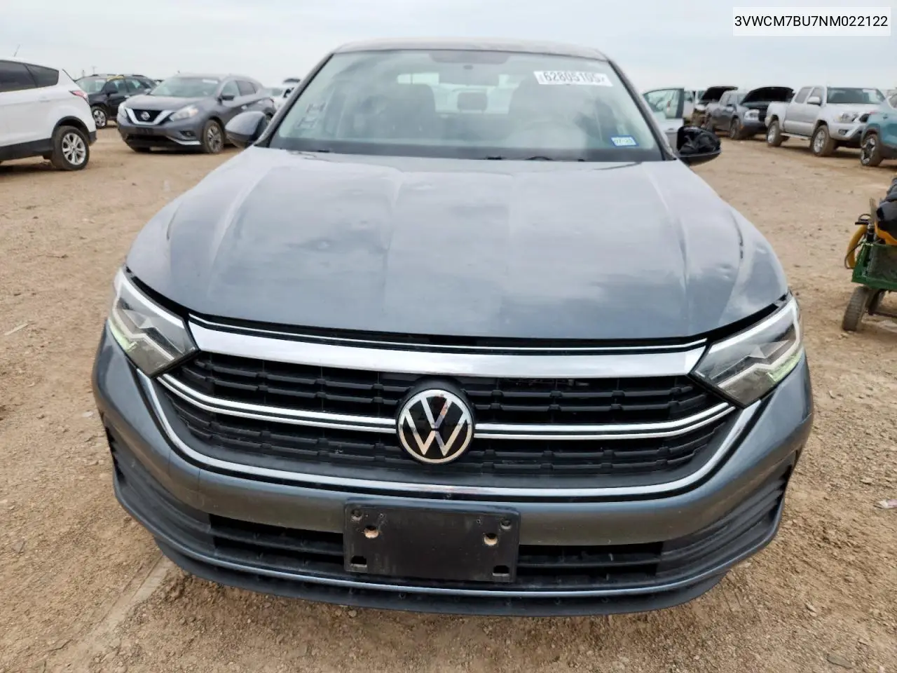 2022 Volkswagen Jetta S VIN: 3VWCM7BU7NM022122 Lot: 62805105