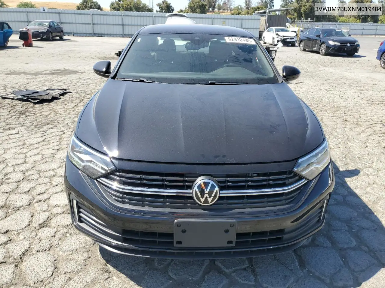 2022 Volkswagen Jetta Sport VIN: 3VWBM7BUXNM019484 Lot: 62910495