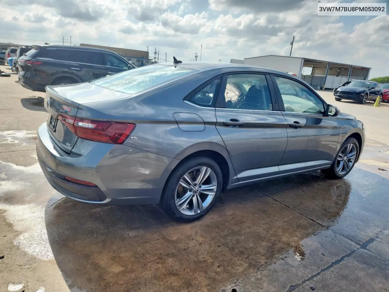 2023 Volkswagen Jetta Se VIN: 3VW7M7BU8PM053092 Lot: 58916545